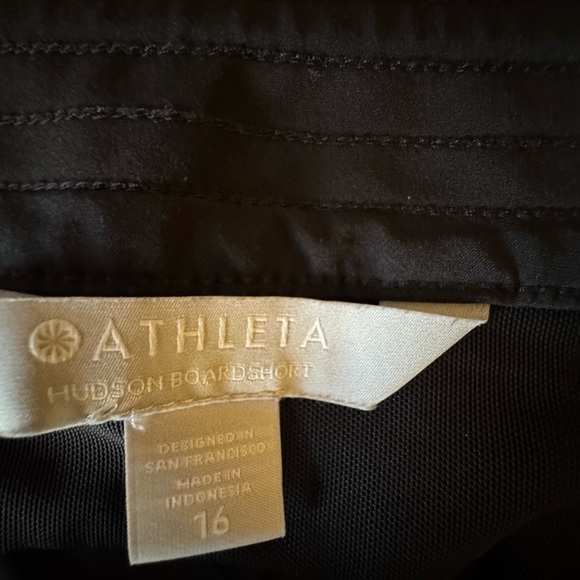 Athleta Women's Black Athletic Shorts - Picture 4 of 5